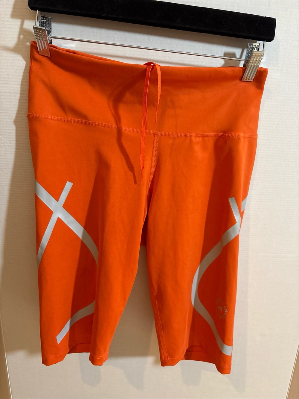 Adidas By Stella Mccartney Truepace Cycling Running Shorts Orange Women’s Medium